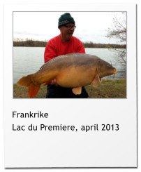 Frankrike Lac du Premiere, april 2013